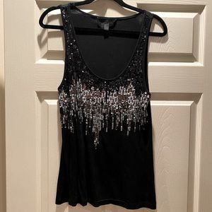 Banana Republic sequin tank M